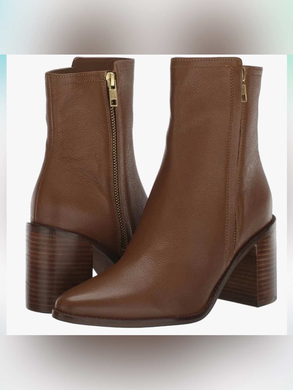 Seychelles Desirable Brown Leather Ankle Zip Up Boots Nwot Us 6.5